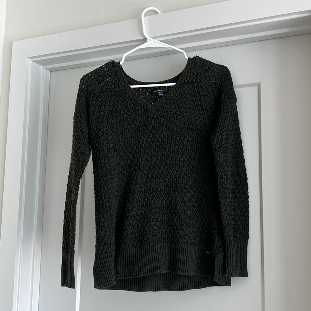 American Eagle Women’s Grandma Crochet Knitted Sweater